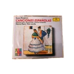 Teresa Berganza Canciones Españolas 2-CD Set Deutsche Grammophon 435 848-2 READ